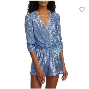 NWOT Revolve Generation Love Allegra Sequin Romper